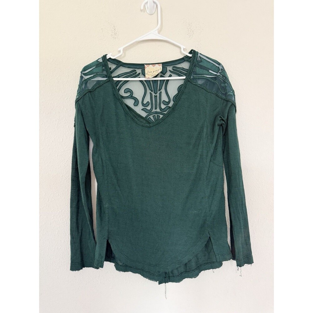 Free People Y2K Top XS Whimsigoth Fairy Grunge Romantic Boho indie sleaze Shirt